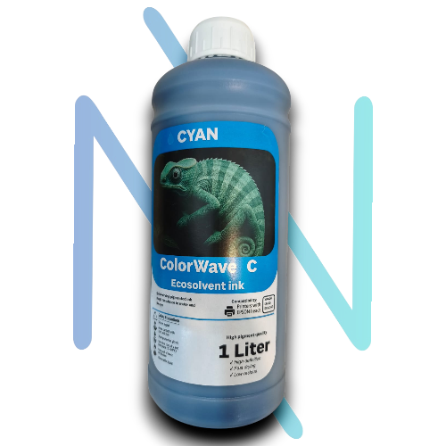 [ECOINKC1000ML] Tinta Ecosolvente Cyan Premium